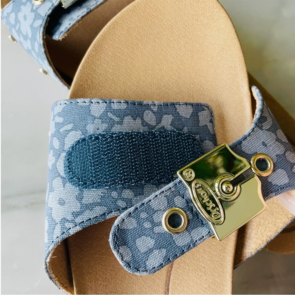 Dr. Scholl Flex Slides•Size 9•Shades of Denim Blue Canvas•Easy Off~Easy On🌼 - Picture 10 of 16